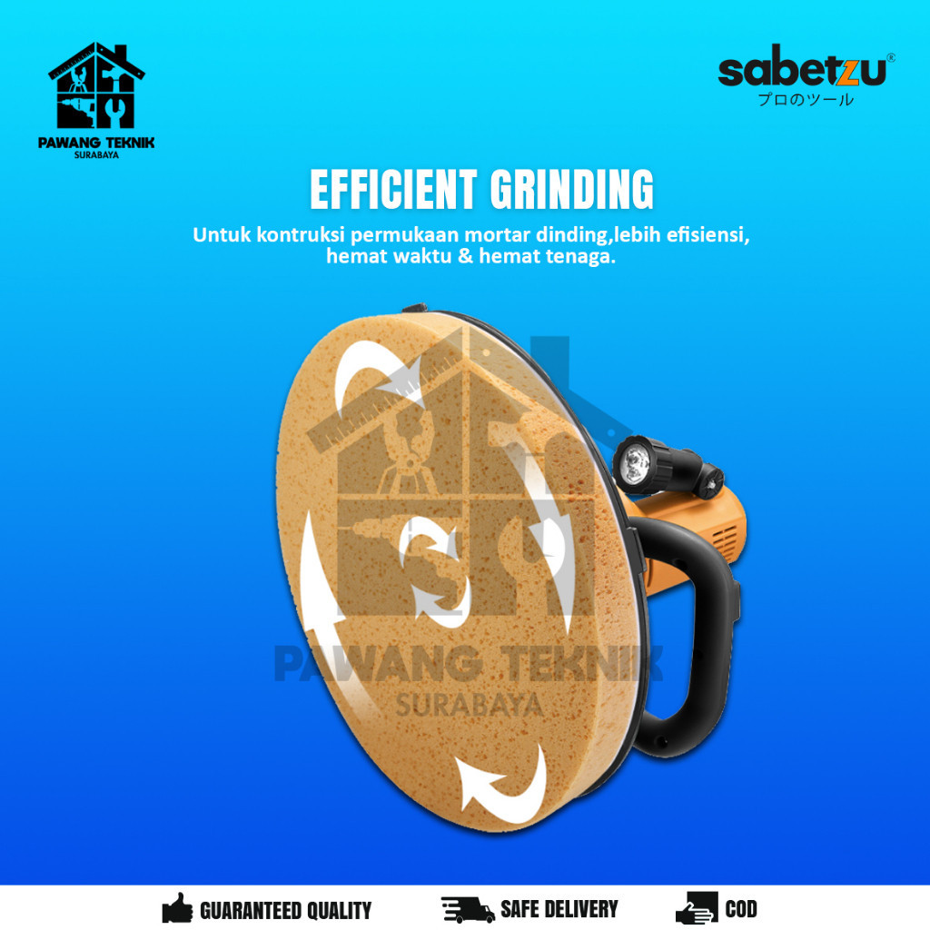 Rumahleha Sabetzu Mesin Acian Lantai Pengaduk Semen Cat Poles Plester Dinding - Mesin Mixer Cat