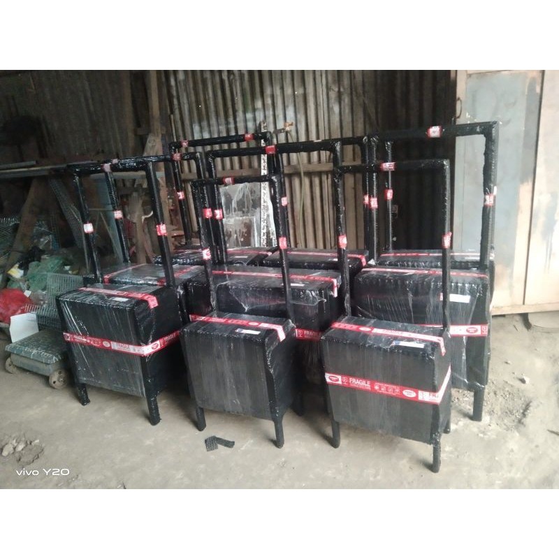 Retrorent Rak Ciki Toko Warung Chiki Snack Serbaguna 4 Susun