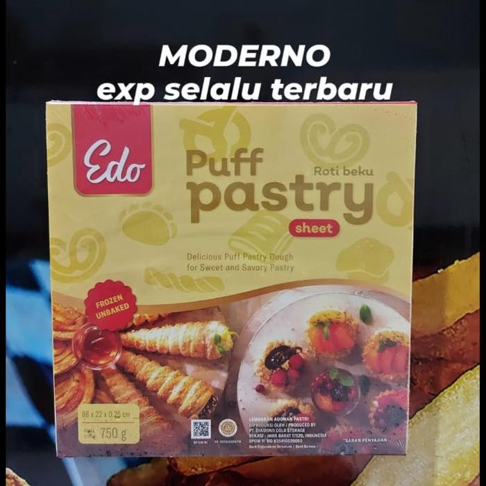 

JTTOP" EDO PUFF PASTRY SHEET 750GR