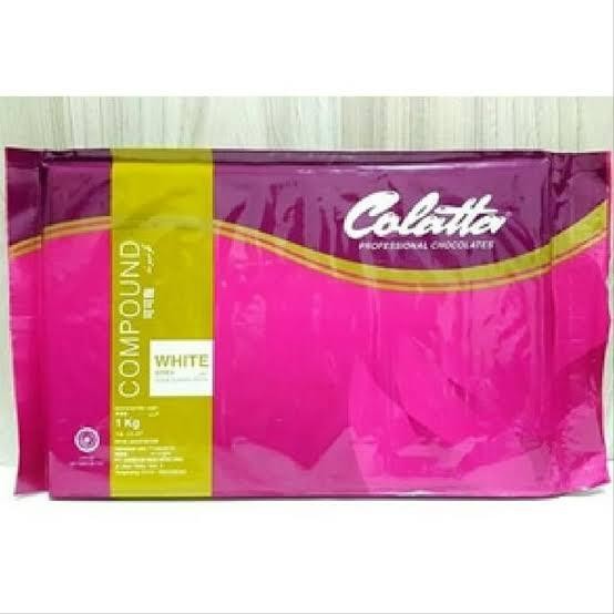

JTTOP" COLATTA WHITE CHOCOLATE COMPOUND WHITE 500 GR COKELAT PUTIH REPACK 500