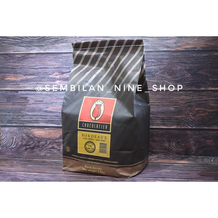 

JTTOP" TULIP COCOA POWDER 22-24% BORDEAUX 250 GRAM COKELAT BUBUK COKLAT