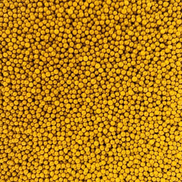 

JTTOP" SPRINKLE BALL GOLD PEARL BOLA EMAS TRIMIT TOPPING HIAS KUE -+ 25 GR