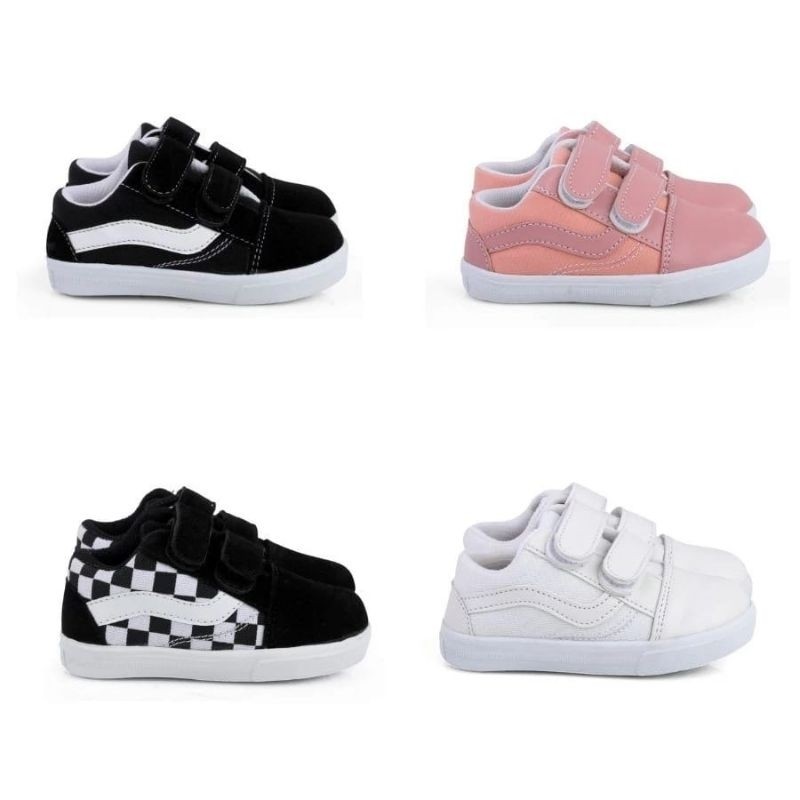 FLASH SALE SEPATU ANAK VANS LAKI LAKI PEREMPUAN UMUR 1 2 3 4 5 TAHUN