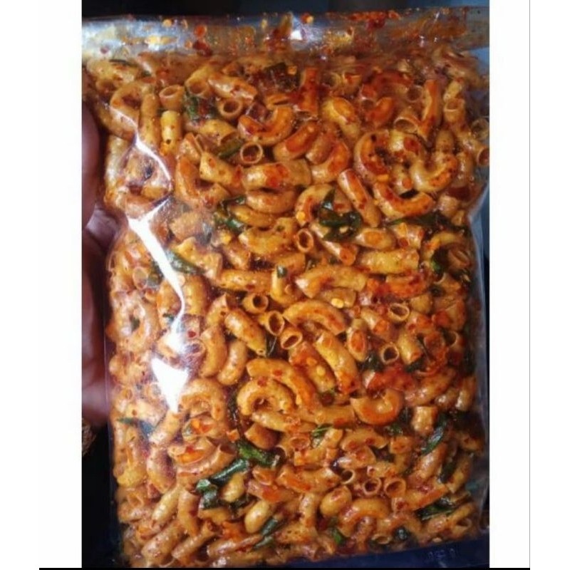 

Mamam_Asoy Makaroni Bantet Pedas Daun Jeruk Makaroni Bantet Asin Makaroni Barbeque Kemasan Pouch