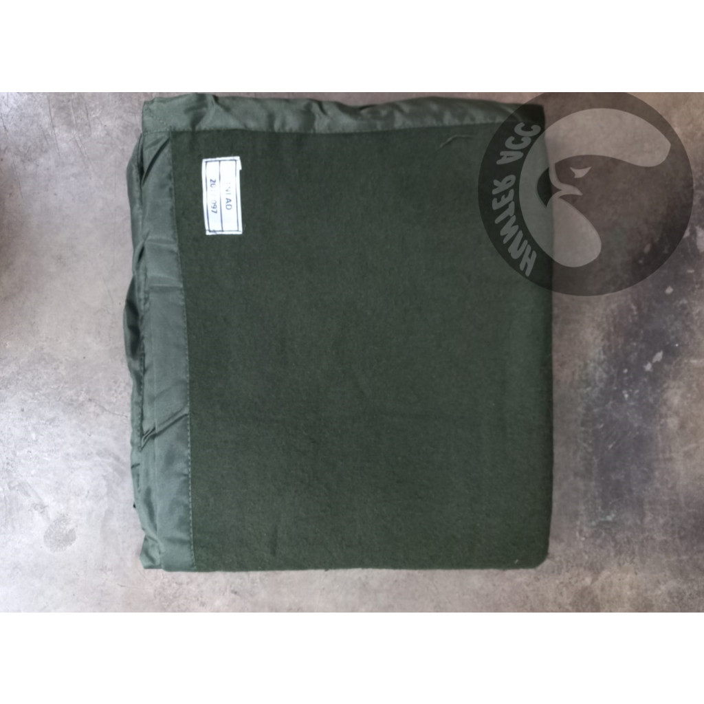 (Homelytouch Selimut /Selimut Jatah Tni Ad /Selimut Hijau Tni Jatah Pembagian Asli
