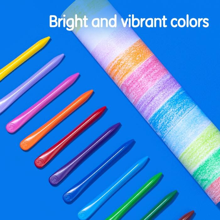 

Deli Krayon Plastik / Plastic Crayon 48 Colors Hm715