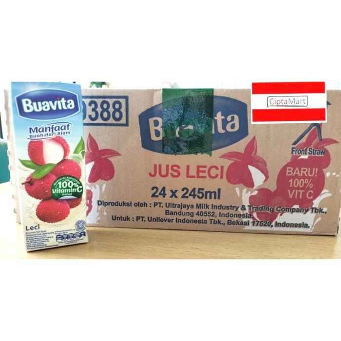 

Buavita Juice / Jus 24 x 250 ml ( 1 dus) khusus gojek & grab