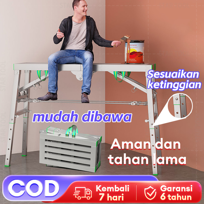 Alat Cat Scaffolding Steger Perancah Premium Perancah Baru Tangga Lipat