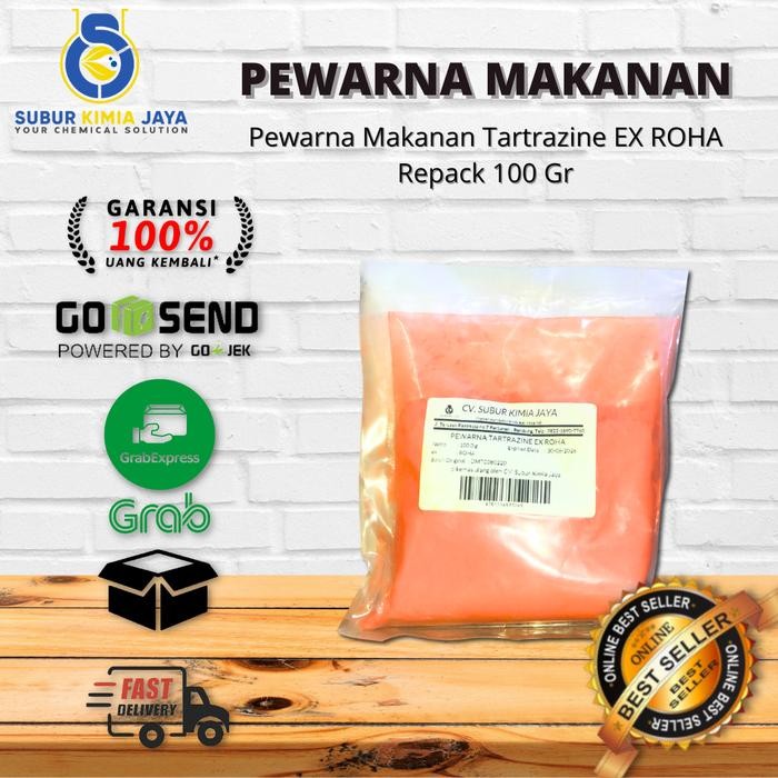 

Pewarna Makanan Tartrazine EX ROHA 100 GR NC