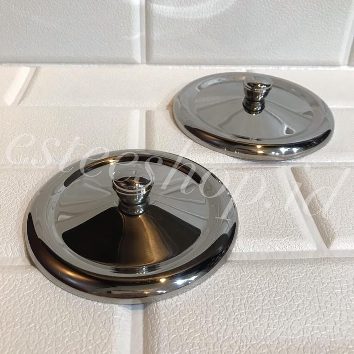 Tutup Gelas Mug Cangkir Stainless Steel Tebal