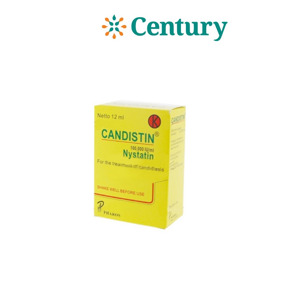 CANDISTIN SUSPENSI DROP 12 ML  1 BOTOL / NYSTATIN / OBAT SARIAWAN / INFEKSI JAMUR