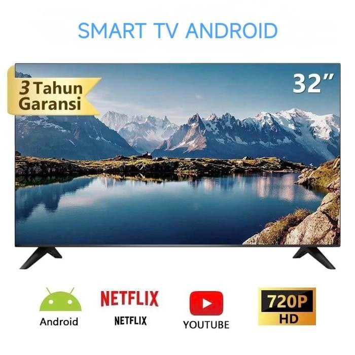 Mega Promo - Tv Smart 32 Inch Android Tv Digital Led Monitor Promo