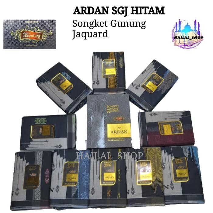 SARUNG ARDAN SGJ HITAM GOLD