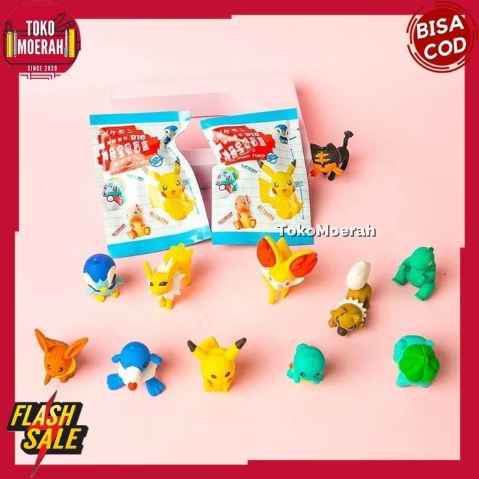 

Bricks - Penghapus Pokemon 1 Box 32 Pcs Penghapus Misteri Lucky Box Pokemon Cod