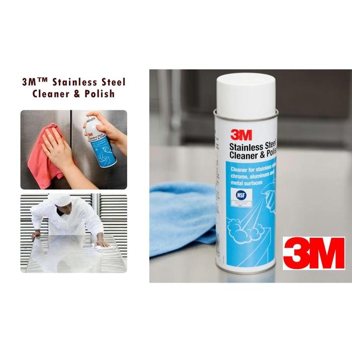 3M Stainless Cleaner And Polish Poles Stainless Pembersih Stainless