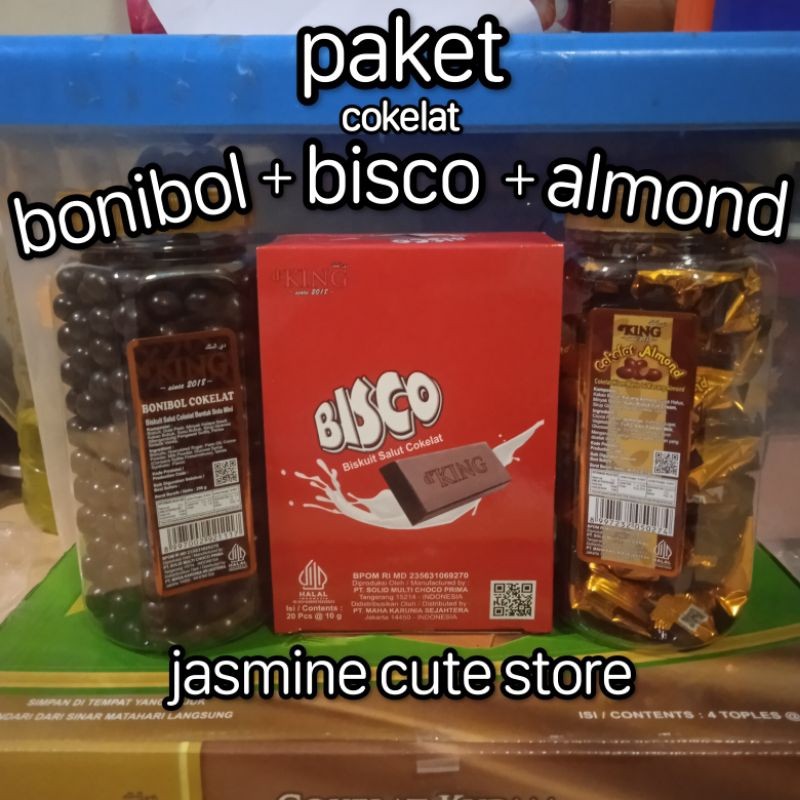 

Desyallshop Paket Cokelat Almond + Cokelat Bonibol + Cokelat Cashew D'King