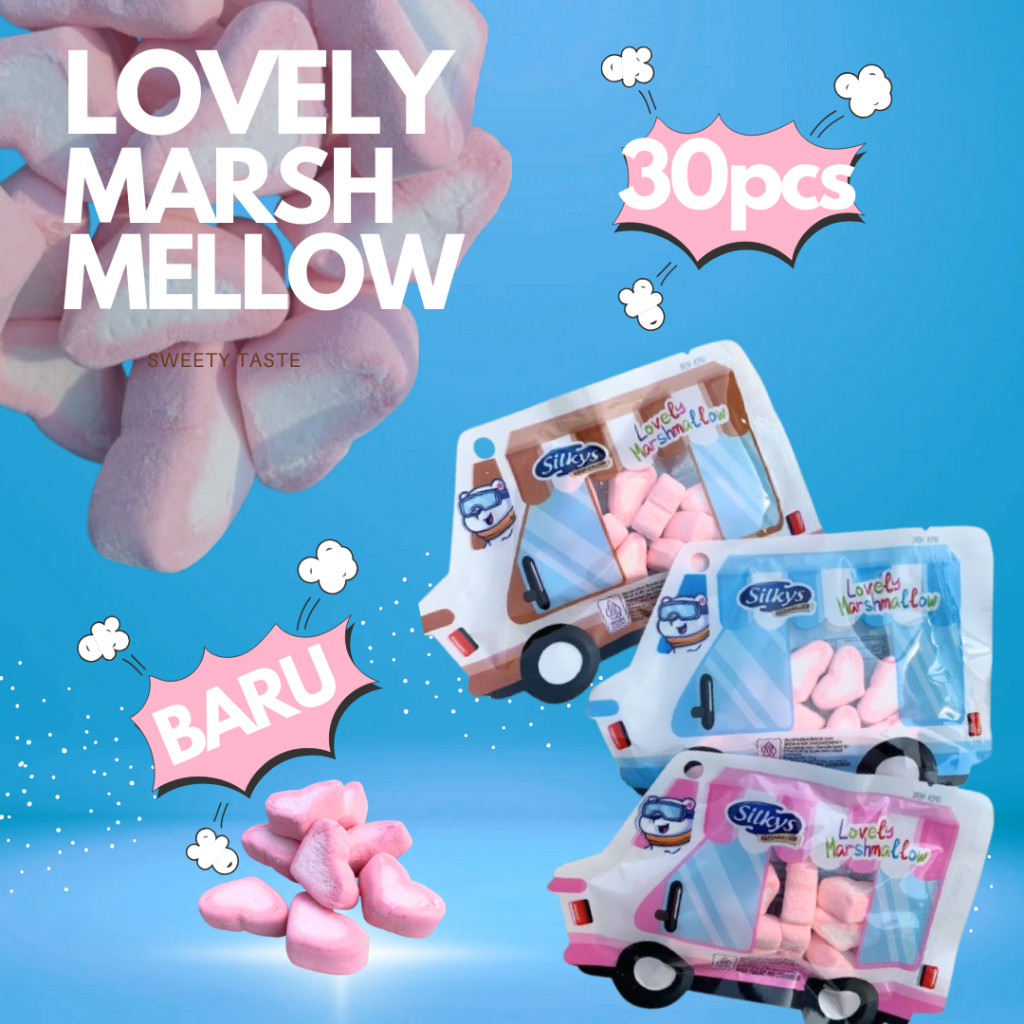 

Andrianbijaksana Silkys Marshmallow Karakter Paket Marshmallow Karakter Boneka 30 Pcs Marshmallow