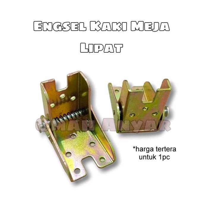 PREMIUM Engsel Kaki Siku Untuk Meja Lipat Meja Lipat