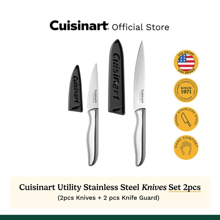 Cuisinart Utility Stainless Steel Knife Set 2 pcs / Pisau Dapur