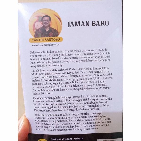 

PROMO BUKU JAMAN BARU BY TANADI SANTOSO READY