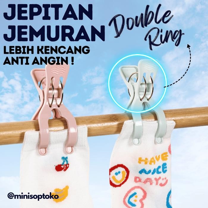PREMIUM Jepitan Besar Jepit Jemuran Baju Selimut Handuk Laundry Clips Jumbo