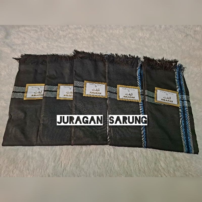 Grosir Isi 10Pcs - Surban Sorban Arafat Putih Polos - Sorban Kain Arab - Grosir Haji - Sorban Tenun