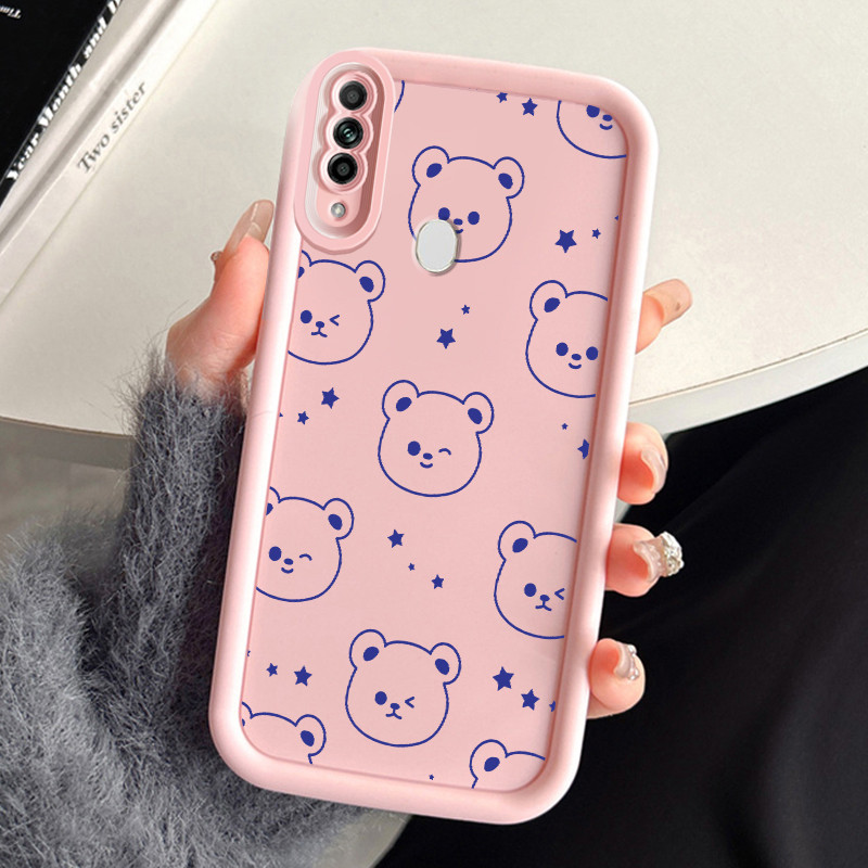 Casing Hp untuk OPPO A31 A8 Case Hp Kartun Beruang Lucu Casing Softcase Daffodil Cassing Handphone S