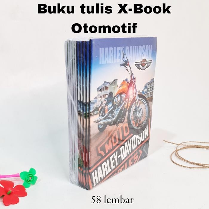 

Sos Buku Tulis X-Book Kwarto 58 Lembar (10Bk) / Buku Catatan / Buku #Gratisongkir