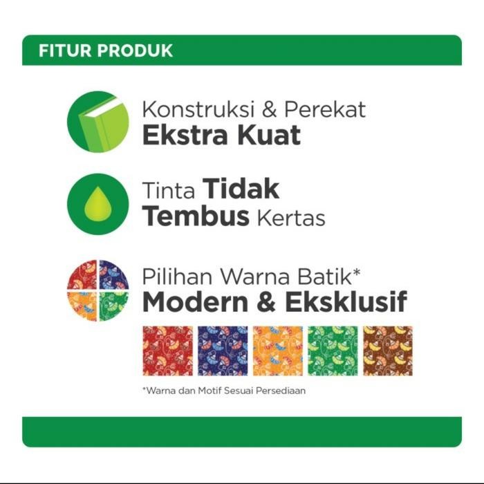 

Buku Tulis Ekspedisi Hard Cover Paperline 1/2 Folio 100 Lembar Per Pak #Gratisongkir
