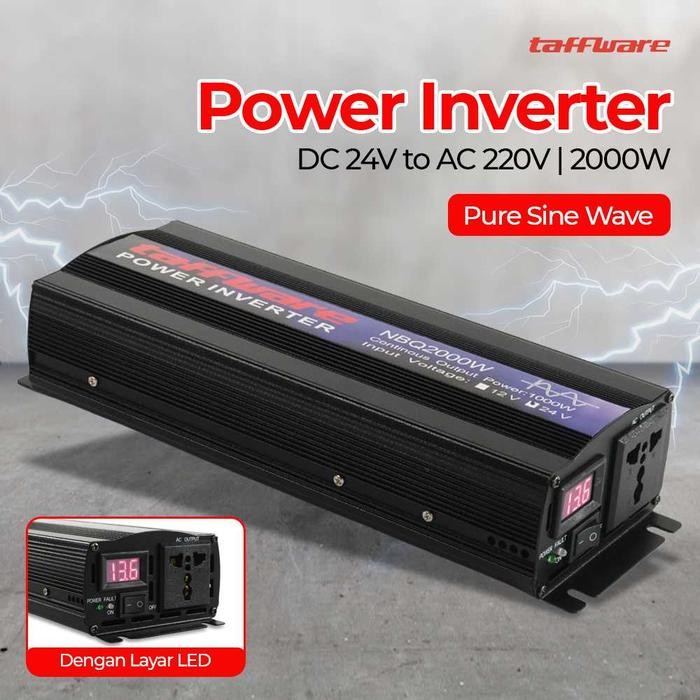 Berkualitas Power Inverter Pure Sine Wave 2000 Watt Dc 12V To Ac 220V Psw Sunyima