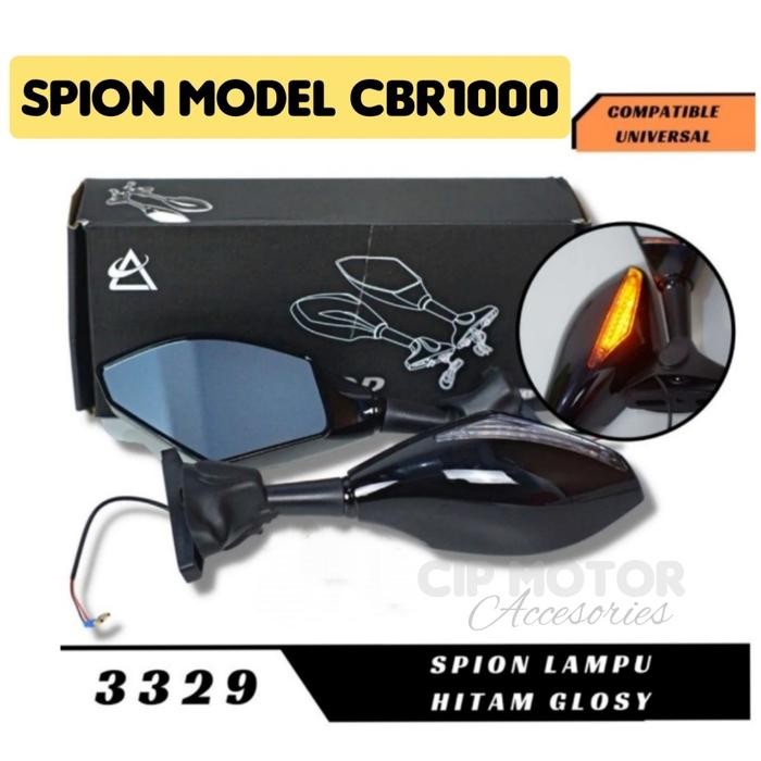 Spion Cbr1000 Cbr 1000 Spion Fairing Lampu Cbr R15 R25 Gsx Ninja Adv #Gratisongkir
