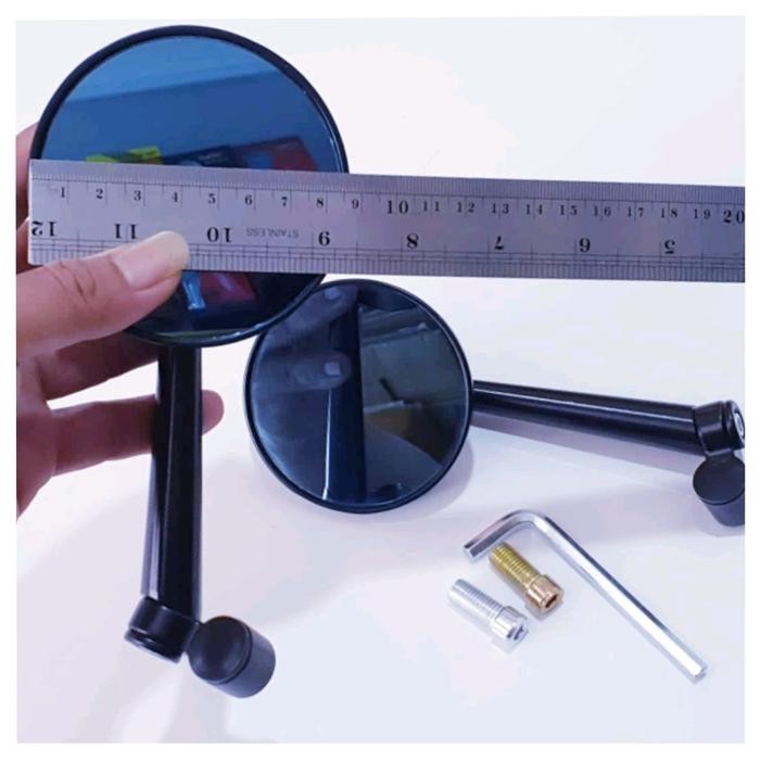 Kaca Spion Bulat Besi Variasi Motor Listrik/Sepeda Listrik/Sepeda Motor Listrik #Gratisongkir