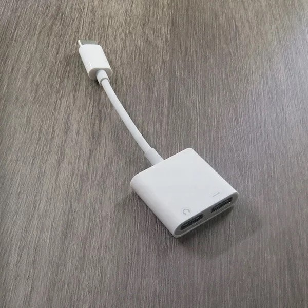 JH032 KABEL ADAPTOR OTG TYPE C TO DUAL TYPE C AUDIO/CHARGER/MUSIC