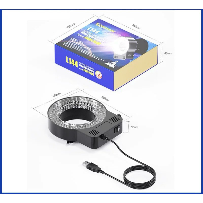 Lampu Mikroskop GSM 144Led High Quality / Lampu Mikroskop