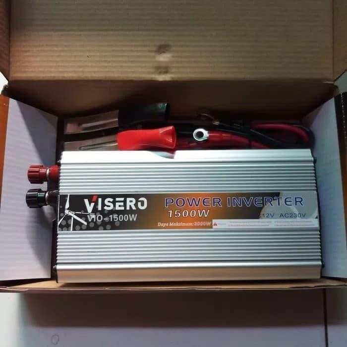 visero power inverter 1500wat 12v + lighter