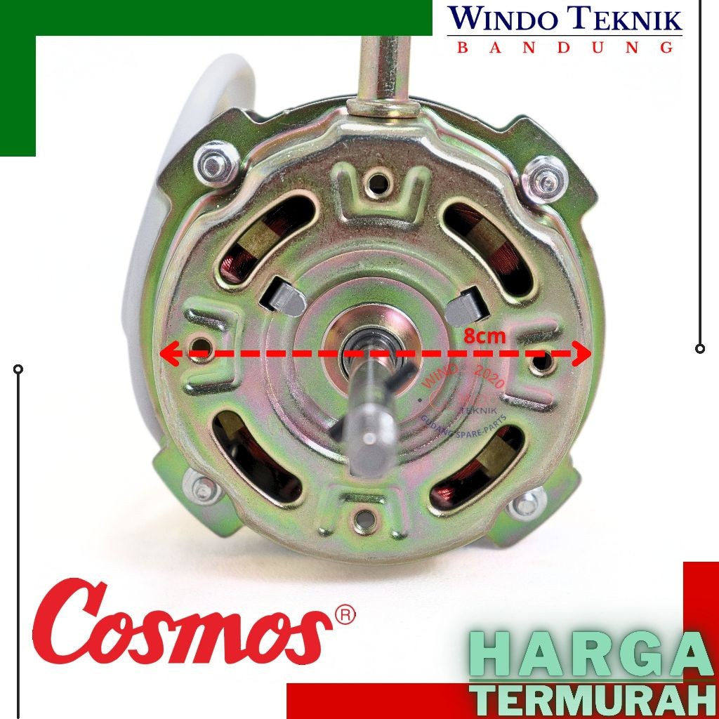 DINAMO KIPAS ANGIN COSMOS 16-SN TWINO 16 INCH MESIN MOTOR FAN KIPAS ANGIN COSMOS 16 XDC DINAMO