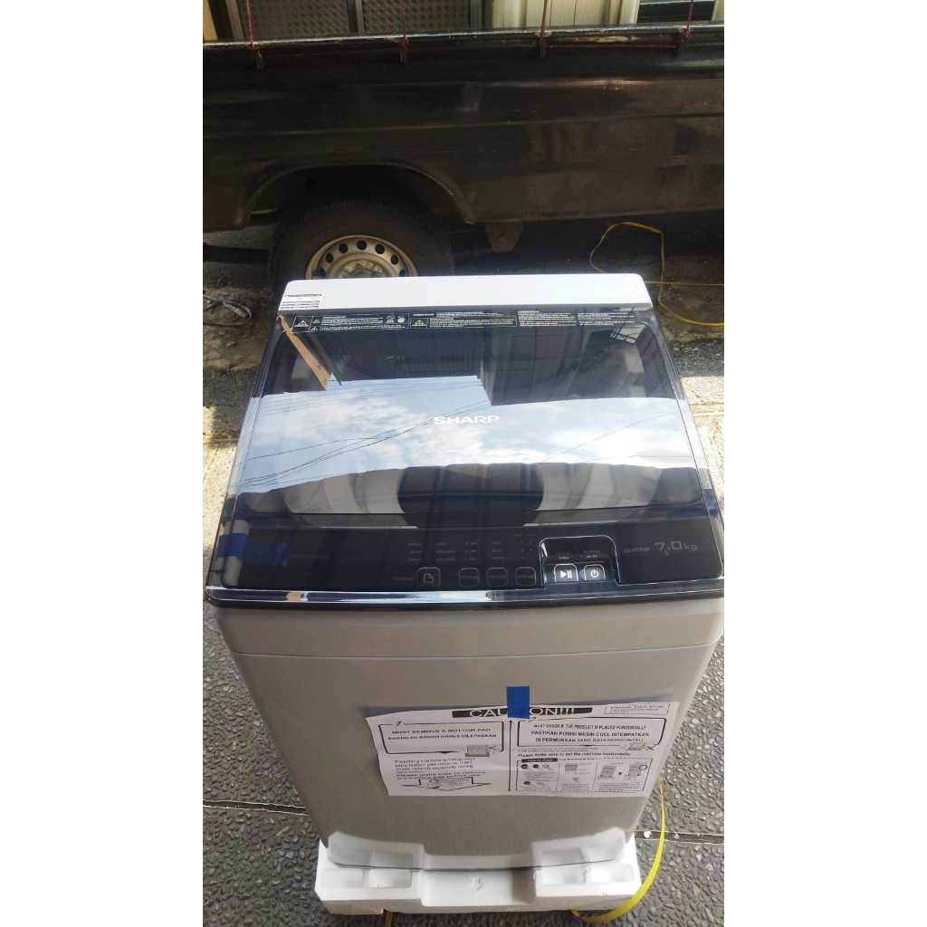 MESIN CUCI 1 TABUNG SHARP 7KG OTOMATIS ESM 7000 PGG