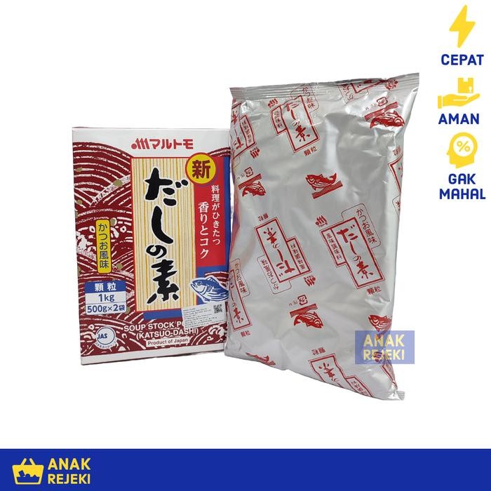 

New Marutomo Hondashi 500gr - Katsuo Dashi Shin Moto Kaldu Bonito Jepang Ready