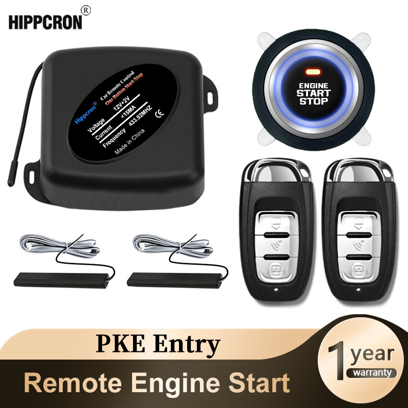 Car Remote Control PKE Car Keyless Entry Engine Start System Push Button Remote Starter Stop Auto Un