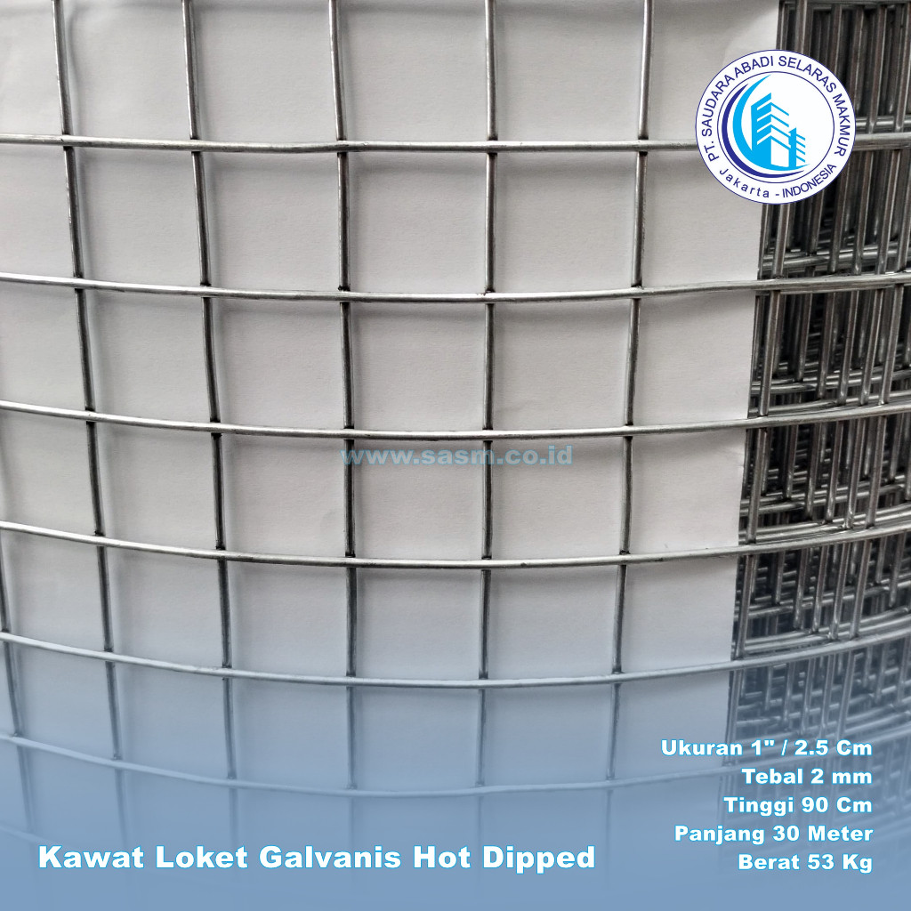 Kawat Loket Galvanis Hot Dipped 1114 (Per Meter)