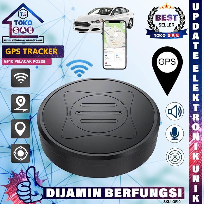 SIAPKIRIM Mini GPS GF10 Alat Pelacak Lokasi Tracking Location Dan Rekam Suara Voice Recorder Real