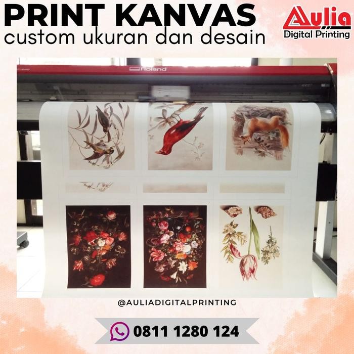 

Artemedia - Print Bahan Kanvas Custom Meteran Highresolution Cetak Canvas Custom