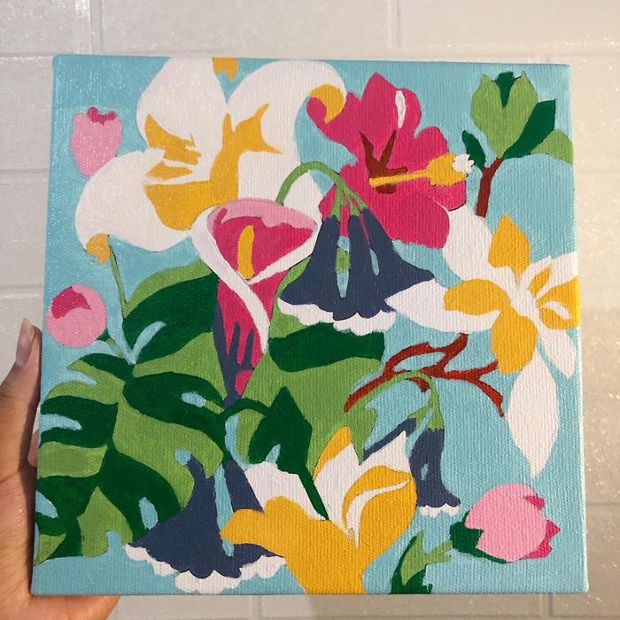 

Artemedia - Paint By Number [Bloom] Bypainters Painting Kit 20X20Cm