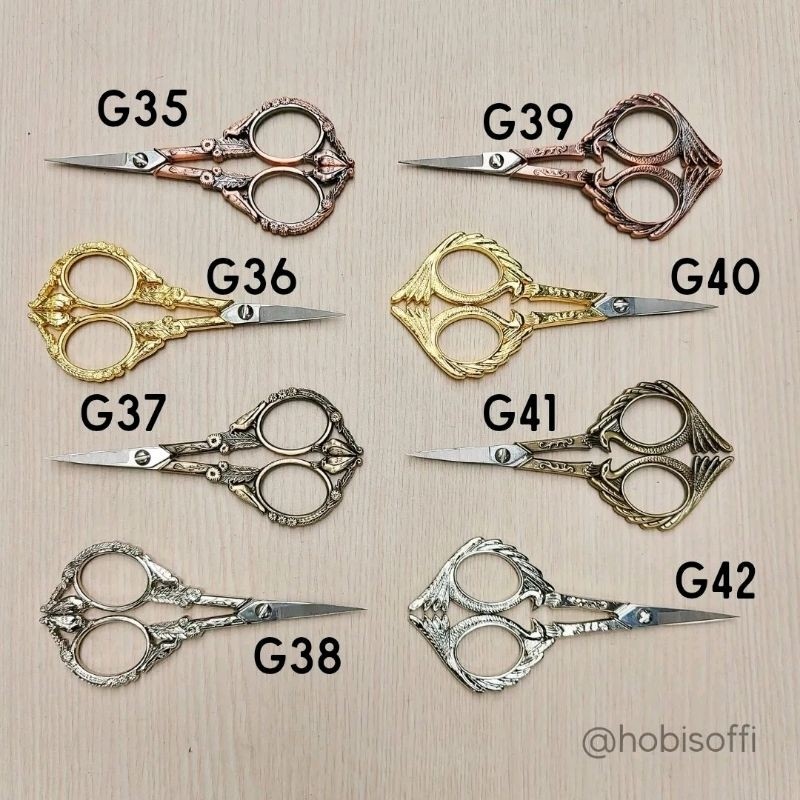 

Gunting vintage - gunting craft - gunting benang