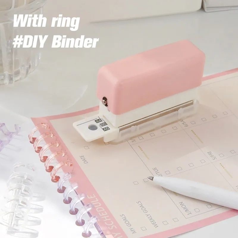 

Pembolong kertas 6 lubang hole puncher paper punch loose leaf A5 A4 B5