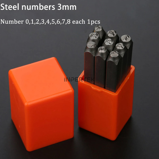 

Nomor Ketok 5mm Number Punch Set 5 mm Angka Stamp Nomer Stempel