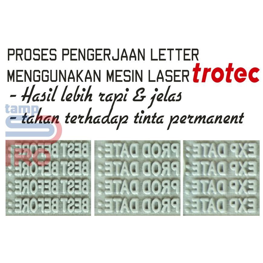 

Stempel Otomatis Date/Expired/Kadaluarsa - Trodat 4813