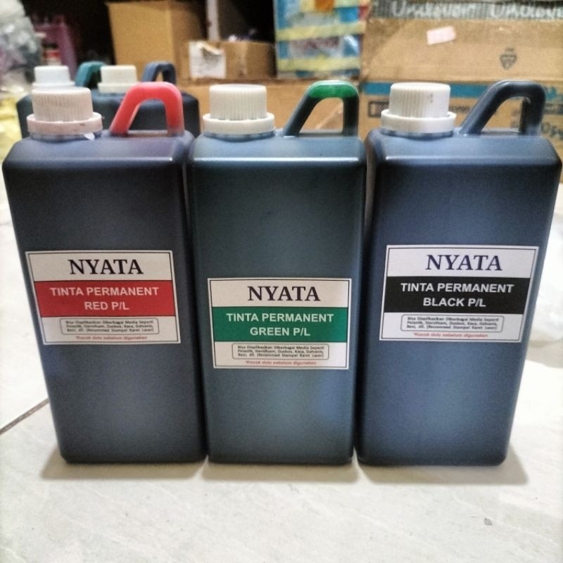 

TINTA PERMANENT STEMPEL PAD/MANUAL ,UNTUK MEDIA PLASTIK DLL ,ready 9 varian warna