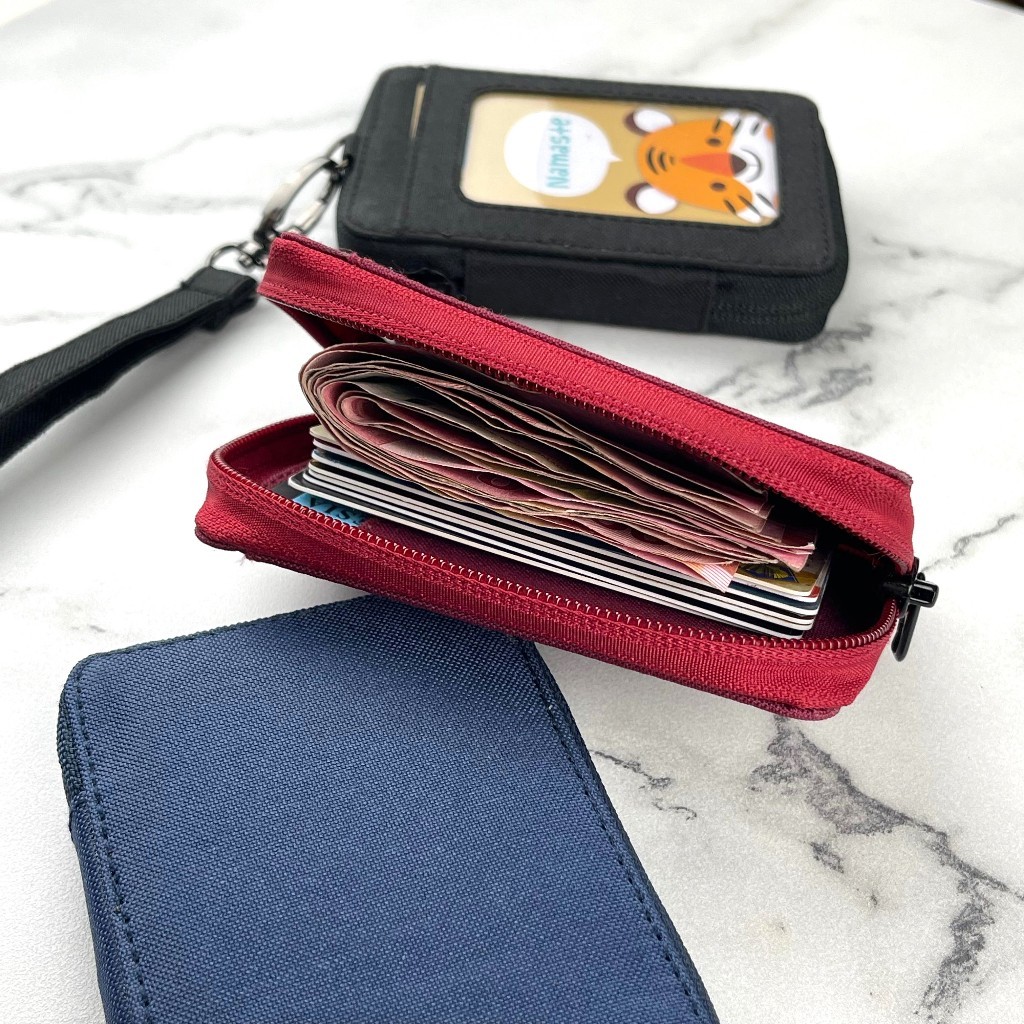 

Dompet kartu gantung kalung hanging hallet pria wanita ID card holder multifungsi