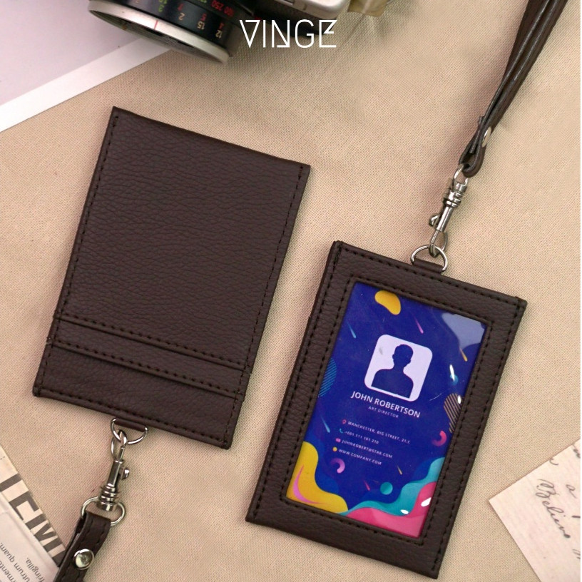 

VINGE IVER - ID Card Holder Lanyard Gantungan Nametag pria wanita